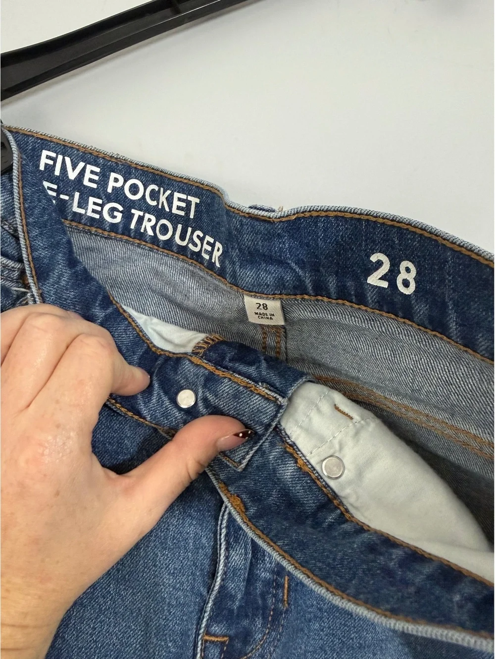 J. Crew High Rise Five Pocket Wide Leg Trouser Jeans Women’s Size 28